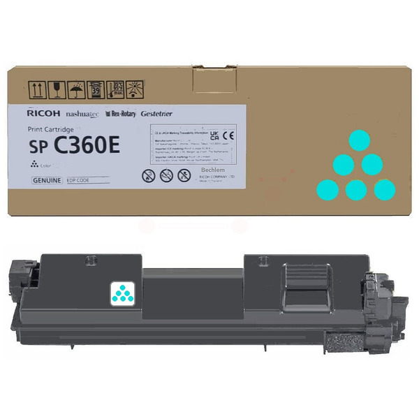 Original Ricoh 408189 / SPC360E Toner cyan von Ricoh
