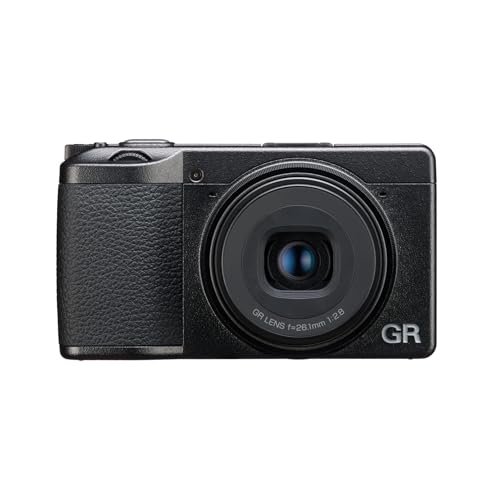 RICOH GR III HDF, Erweiterung der bestehenden GR III-Serie mit eingebautem Highlight-Diffusionsfilter, Digitale Kompaktkamera mit 24MP APS-C CMOS Sensor, 28mmF2.8 GR Objektiv (im 35mm Format) von Ricoh