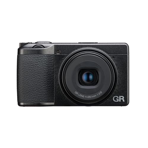 RICOH GR IIIx HDF, Erweiterung der bestehenden GR III-Serie mit eingebautem Highlight-Diffusionsfilter, Digitale Kompaktkamera mit 24MP APS-C CMOS Sensor, 40mmF2.8 GR Objektiv (im 35mm Format) von Ricoh