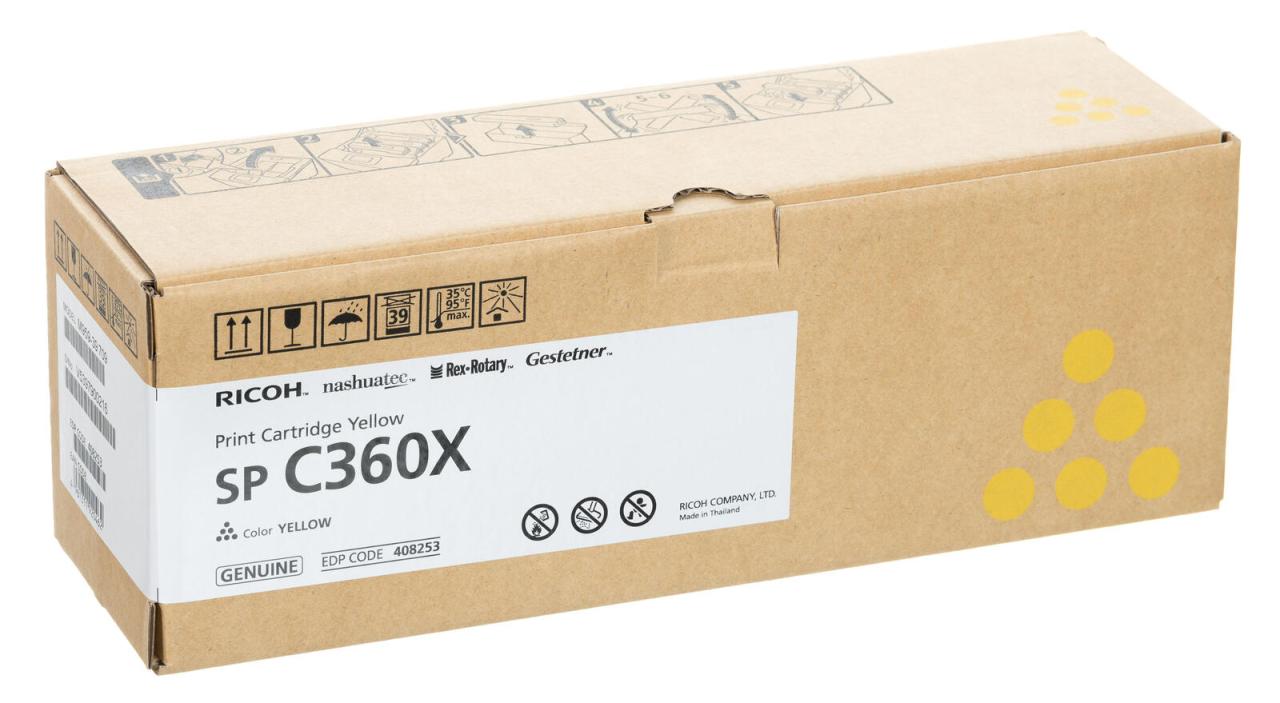 RICOH Original Toner SP C360X gelb RICOH Original Toner SP C360X gelb von Ricoh