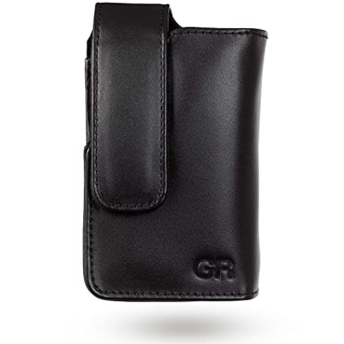 Ricoh Echtleder-Tasche GC-11 [Kompatible Modelle: GR III, GR IIIx] [Hochwertige Echtleder-Tasche für soliden Schutz] [Mit Gürtelschlaufe auf der Rückseite], 30485, Black von Ricoh