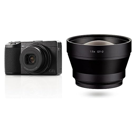 Ricoh GR IIIx Digitalkamera [Brennweite 40 mm] & Televorsatzobjektiv GT-2 [Kompatible Modelle: Ricoh GR IIIx] von Ricoh