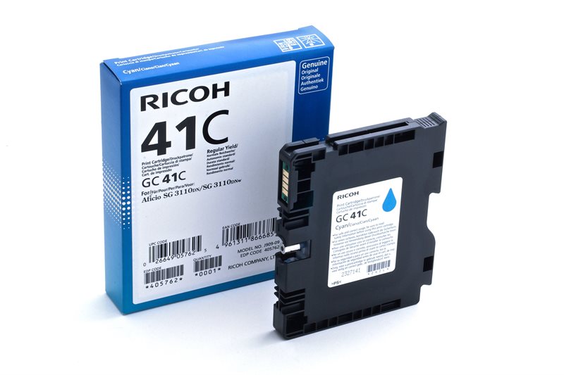 Ricoh Gel-Kartusche cyan HC , 405762 von Ricoh