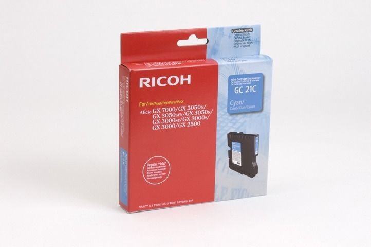 Ricoh Gel-Kartusche cyan für GX2500, 405533 von Ricoh