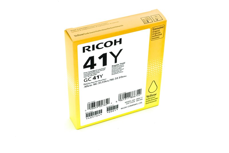 Ricoh Gel-Kartusche gelb HC , 405764 von Ricoh