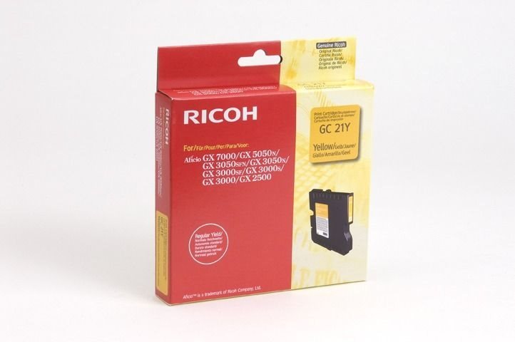 Ricoh Gel-Kartusche gelb für GX2500, 405535 von Ricoh