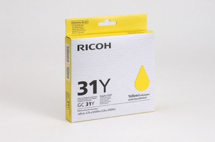 Ricoh Gel-Kartusche gelb für GXe2600, 405691 von Ricoh