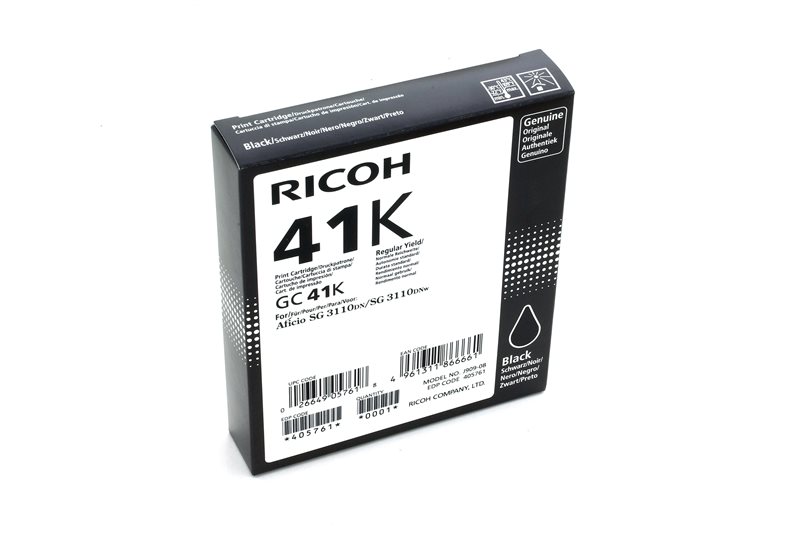 Ricoh Gel-Kartusche schwarz HC , 405761 von Ricoh