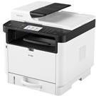 Ricoh M 320F - Multifunktionsdrucker - s/w - Laser - A4 (210 x 297 mm) (Original) - A4 (Medien) - bis zu 32 Seiten/Min. (Kopieren) - bis zu 32 Seiten/Min. (Drucken) - 300 Blatt - 33.6 Kbps - USB 2.0, LAN, NFC - Schwarz, weiß (408534) von Ricoh