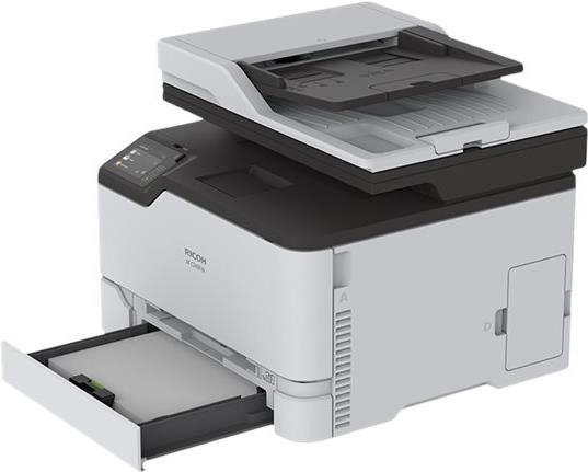 Ricoh M C240FW - Multifunktionsdrucker - Farbe - Laser - A4 (Medien) - bis zu 24 Seiten/Min. (Drucken) - 250 Blatt - 33,6 Kbps - USB 2,0, Gigabit LAN, Wi-Fi(n), USB 2,0-Host (408430) - Sonderposten von Ricoh