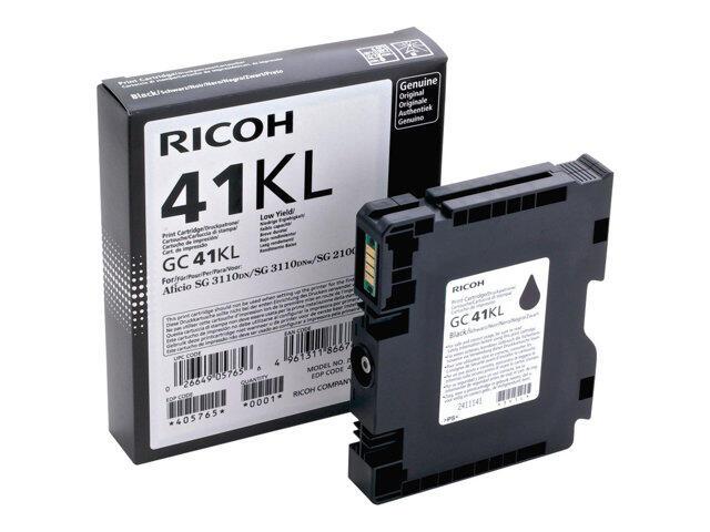 Ricoh Original Type GC 41KL Druckerpatrone schwarz 600 Seiten (405765) für 21... von Ricoh