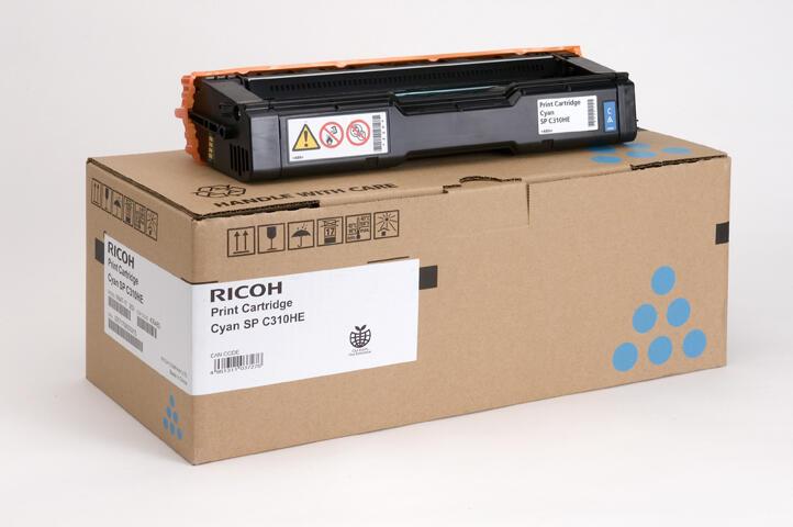 Ricoh Original Type SP C310E Toner cyan 2.500 Seiten (406349) für SP C320DN von Ricoh