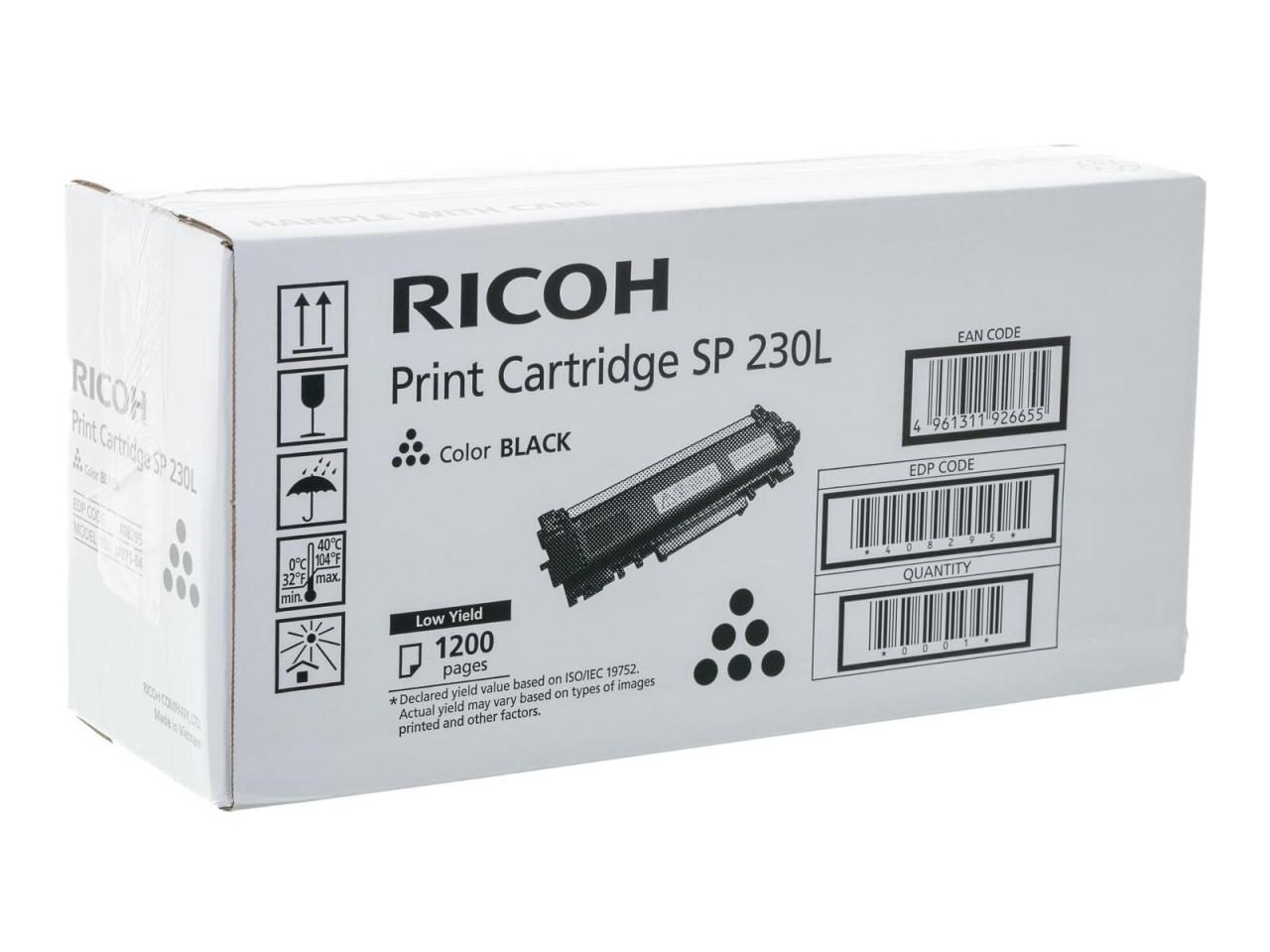 Ricoh Original Type SP230L Toner schwarz 1.200 Seiten für SP 230DNw/SFNw von Ricoh