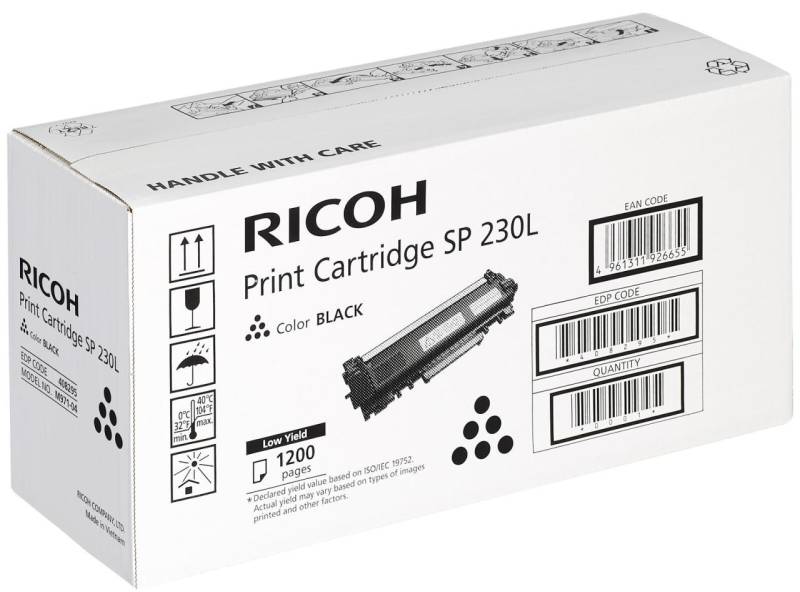 Ricoh Original Type SP230L Toner schwarz 1.200 Seiten für SP 230DNw/SFNw von Ricoh