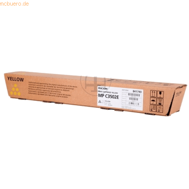 Ricoh Toner Original Ricoh 841652 gelb Ricoh Toner Original Ricoh 841652 gelb von Ricoh