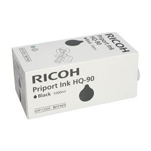 Ricoh Type HQ90 - 6er-Pack - 1000 ml - Schwarz - Original - Tintenpatrone (817161) von Ricoh