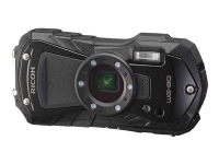Ricoh WG-80 - Digitalkamera - kompakt - 16.0 MP - 1080p - 5x optisk zoom - undervands op til 14 m - sort von Ricoh