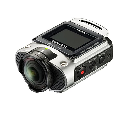 Ricoh WG-M2 kompakte und leichte Actioncam (4K-Video, 204 Grad Ultraweitwinkel-Objektiv) silber von Ricoh