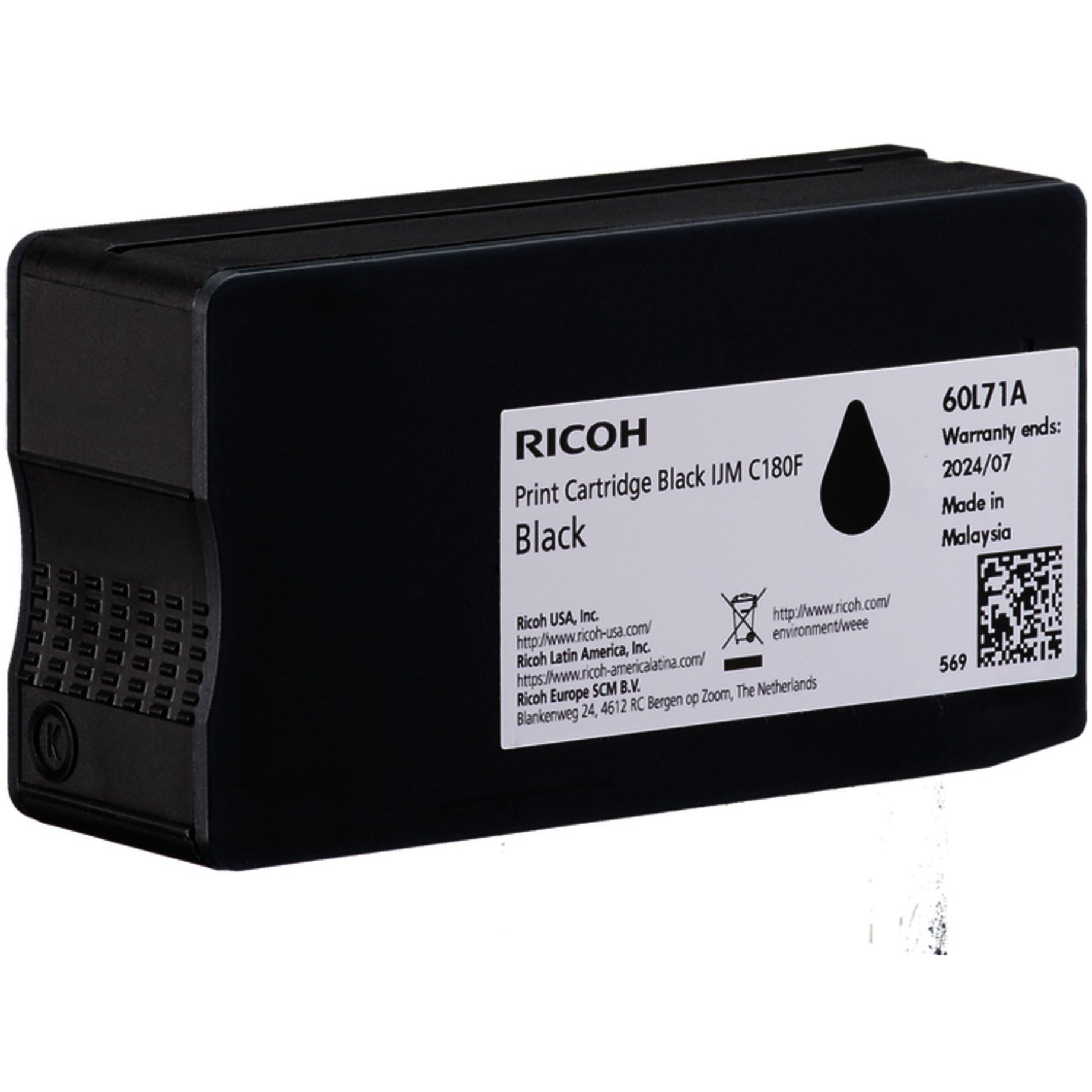 Tinte schwarz 408517 von Ricoh