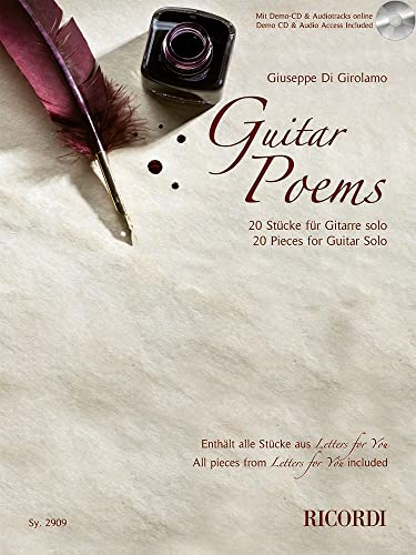 Giuseppe Di Girolamo-Guitar Poems-BOOK+CD+AUDIO-ONLINE von Ricordi Verlag