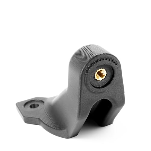 RICREO Motorrad-Handyhalterung, Schwarz, Kunststoff oder Metall, Lenkerhalterung, passend für YAMAHA MT07, kompatibel mit Quadlock Antivibrationsmodul von Ricreo