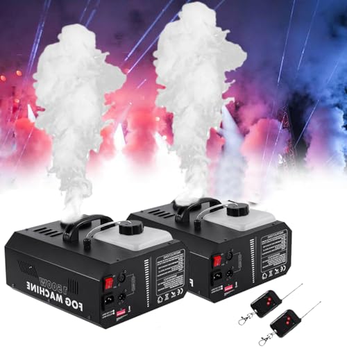 Ridgeyard 2 PÄCKCHEN 1500W Nebelmaschine mit Kabellose Fernbedienung DMX Nebelmaschine für Hochzeit, Party, Theater, Halloween, Weihnachten,und 2L Tank,Nebelabdeckung Reichweite 10-100sqm Ridgeyard 2 PÄCKCHEN 1500W Nebelmaschine mit Kabellose Fernbedienung DMX Nebelmaschine für Hochzeit, Party, Theater, Halloween, Weihnachten,und 2L Tank,Nebelabdeckung Reichweite 10-100sqm von Ridgeyard