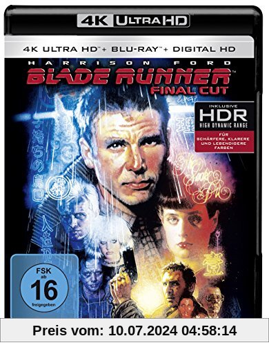 Blade Runner - Final Cut (4K Ultra HD + 2D-Blu-ray) (2-Disc Version) von Ridley Scott