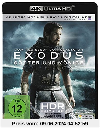 EXODUS - Götter und Könige  (4K Ultra HD) (+ Blu-ray) von Ridley Scott