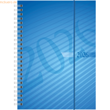 Rido Buchkalender futura 2 A5 1 Woche/2 Seiten PP blau 2026 Rido Buchkalender futura 2 A5 1 Woche/2 Seiten PP blau 2026 von Rido