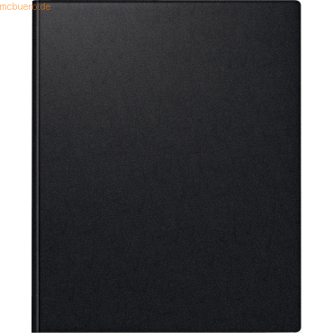 Rido Buchkalender Wochentimer 21x26cm Balacron schwarz 2025 von Rido