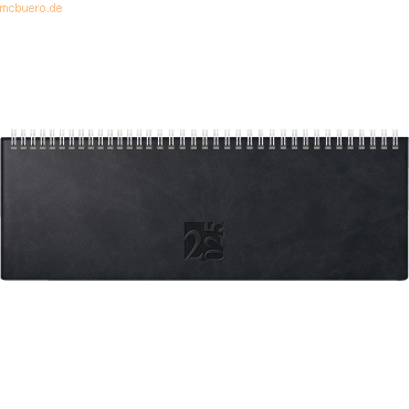 Rido Schreibtischquerkalender AC 30,7x10,5cm 1 Woche/2 Seiten Kunstled von Rido
