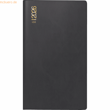 Rido Taschenkalender Modell int. 8,7x15,3cm 1 Woche/2 Seiten Kunststof von Rido