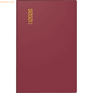 Rido Taschenkalender Partner Industrie I 7,2x11,2cm 1 Woche/2 Seiten K von Rido