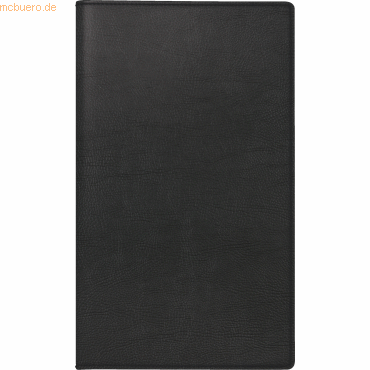 Rido Taschenkalender TM15 8,7x15,3cm 1 Woche/Seite Kunstleder schwarz von Rido