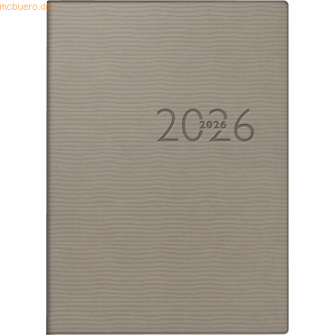 Rido Taschenkalender Technik I 10x14cm 1 Woche/2 Seiten Kunstleder gra von Rido