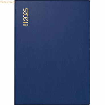 Rido Taschenkalender Technik II 10x14cm 2 Tage/Seite Kunststoff blau 2 von Rido