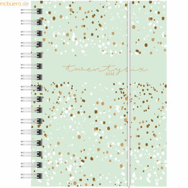 Rido Taschenkalender perfect/Technik I 1 Woche/2 Seiten 10x14cm Confet von Rido