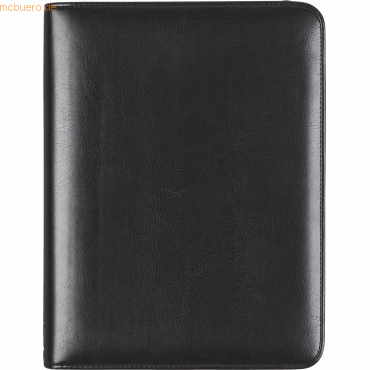 Rido Terminplaner-Ringbuch A5 Leder schwarz Rido Terminplaner-Ringbuch A5 Leder schwarz von Rido