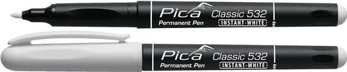 10 Stk. Pica Permanentmarker INSTANT WHITE weiß Strich-B.1-2mm Stift m.Clip 10 Stk. Pica Permanentmarker INSTANT WHITE weiß Strich-B.1-2mm Stift m.Clip von Riebensahm