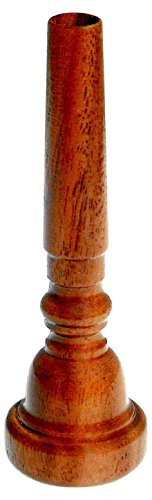 Rieger & Gräf TR3C Nuss Mundstück für Trompete (hochwertiges Allroundmundstück für Trompete aus geöltem Nussholz, mittelflacher Kessel- & mittelbreiter Rand mit 16,3 mm Innendurchmesser) von Rieger & Gräf