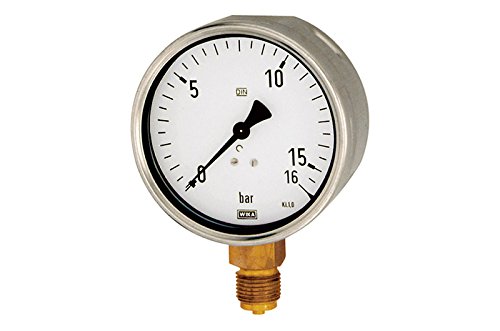 RIEGLER 102019-500/3 Manometer, Robustausführung, G 1/2 unten, -1 / +5,0 bar, Ø 100, 1Stk RIEGLER 102019-500/3 Manometer, Robustausführung, G 1/2 unten, -1 / +5,0 bar, Ø 100, 1Stk von Riegler