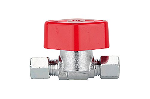 RIEGLER 103756-230.35 V Schnellschluss-Absperrventil, MS verchromt, 10 mm Rohranschluss, 1Stk RIEGLER 103756-230.35 V Schnellschluss-Absperrventil, MS verchromt, 10 mm Rohranschluss, 1Stk von Riegler