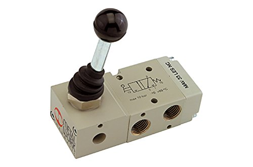 RIEGLER 106463-514.106 3/2-Wegeventil, man. 90° Hebel bistabil G 1/2, 1Stk von Riegler