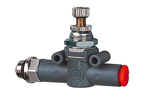 RIEGLER 106739-414.014-8 Drosselventil beidseitig, Gewinde-Schlauch, G 1/4, Schlauch-Ø 8, 1Stk von Riegler