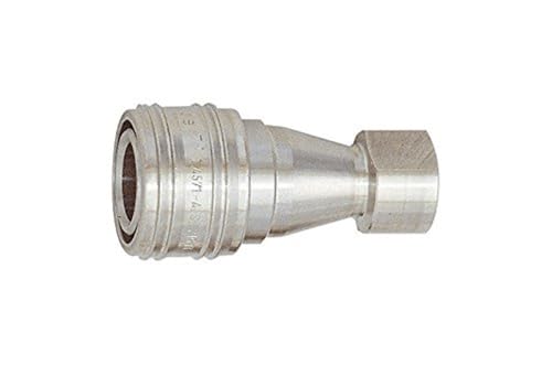 RIEGLER 107705-246.13 Hydraulikkupplung beidseitig absperr, ES 1.4305, G 3/8 IG NW 7,5, 1Stk von Riegler