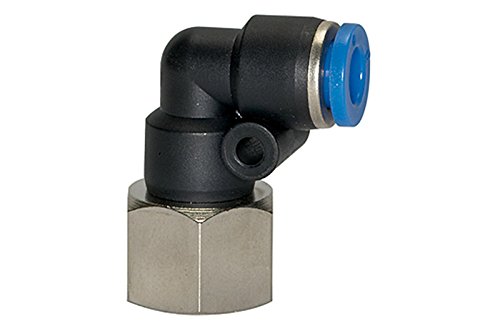 RIEGLER 109352-168.038-8 L-Steckverschraubung »Blaue Serie«, drehbar, G 3/8 innen, Ø 8 mm, 1Stk von Riegler