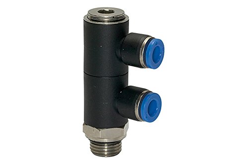 RIEGLER 109645-171.018-8 L-Mehrfachverteiler »Blaue Serie«, 2-fach, drehbar, G 1/8 a. Ø8mm, 1Stk RIEGLER 109645-171.018-8 L-Mehrfachverteiler »Blaue Serie«, 2-fach, drehbar, G 1/8 a. Ø8mm, 1Stk von Riegler