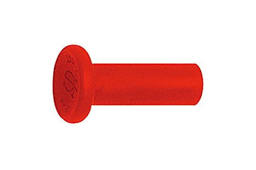 RIEGLER 110353-79.012 Verschlussstopfen POM, Stutzen 12 mm, Farbe rot, 1Stk von Riegler
