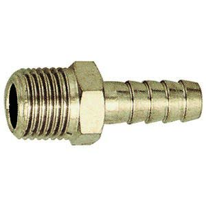 RIEGLER 111460-N239.112-1 Einschraubschlauchtülle, R 3/8 a., für Schlauch LW 13, MS vern., 1Stk von Riegler
