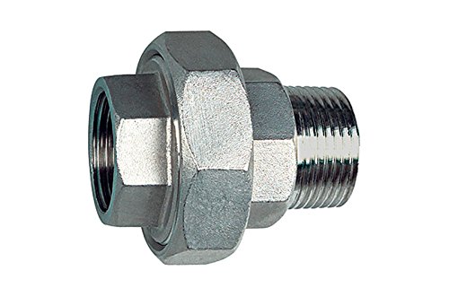 RIEGLER 111942-272.06-ES Lösb. Doppelgewindenippel, IG/AG, kon. dichtend, G 1, ES 1.4408, 1Stk RIEGLER 111942-272.06-ES Lösb. Doppelgewindenippel, IG/AG, kon. dichtend, G 1, ES 1.4408, 1Stk von Riegler